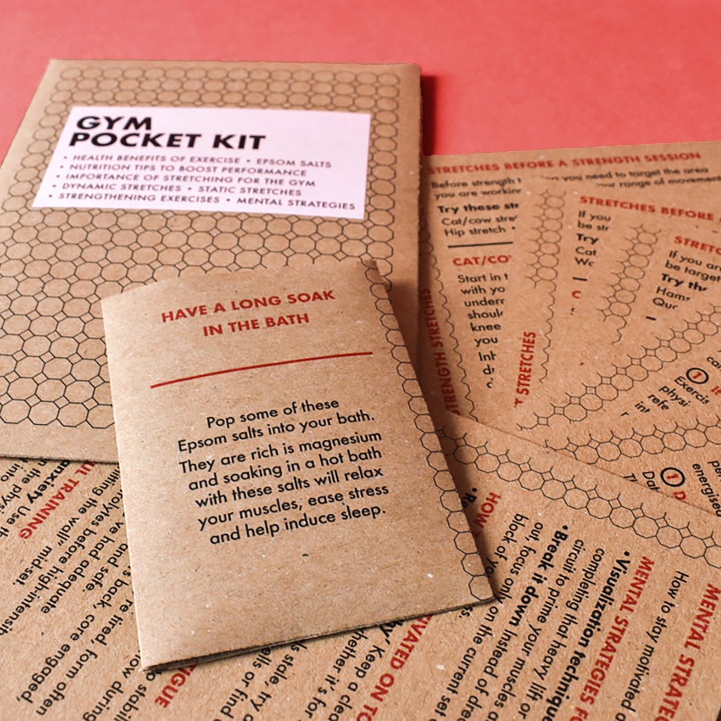 Gym pocket kit - Eco-friendly fitness accessories.