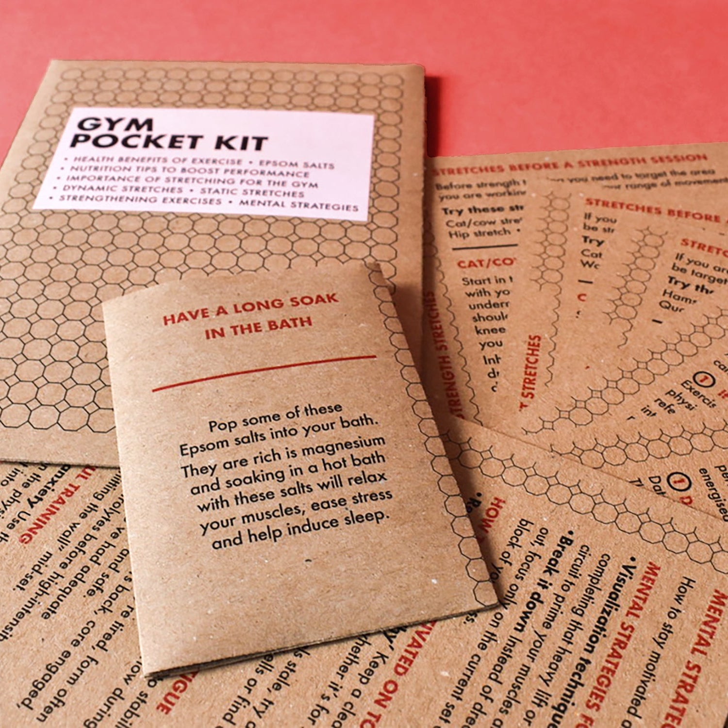 Gym pocket kit - Eco-friendly fitness accessories.