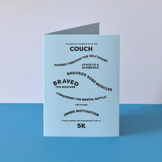 For the Love of the Couch to 5k Card