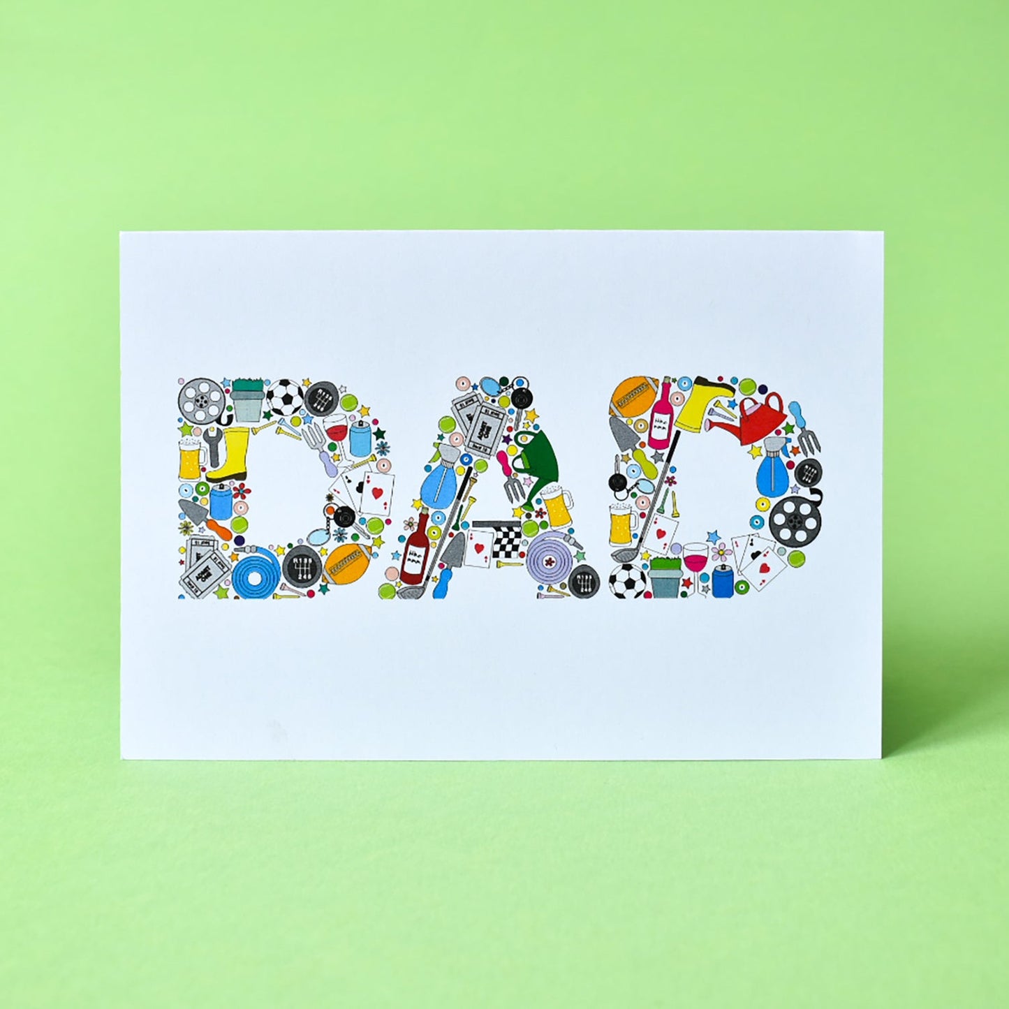 Dads Hobbies Card