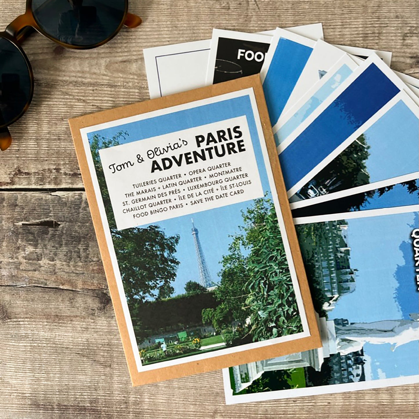 Personalised Paris Pocket Travel Guide
