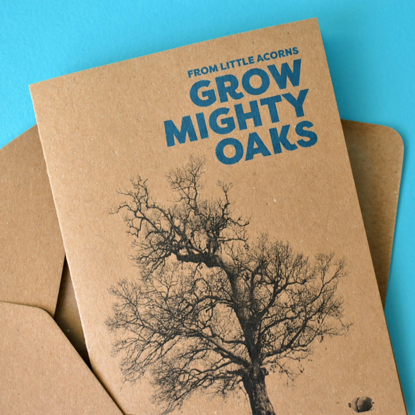 From Little Acorns Grow Mighty Oaks Card