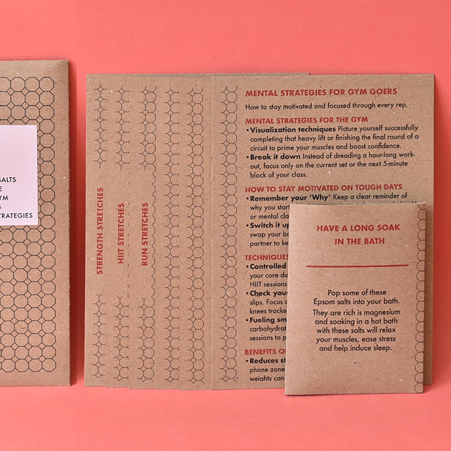 Mental Strategy Cards: Expert-backed tips to help them beat "gym lethargy" and stay motivated when the initial excitement fades.