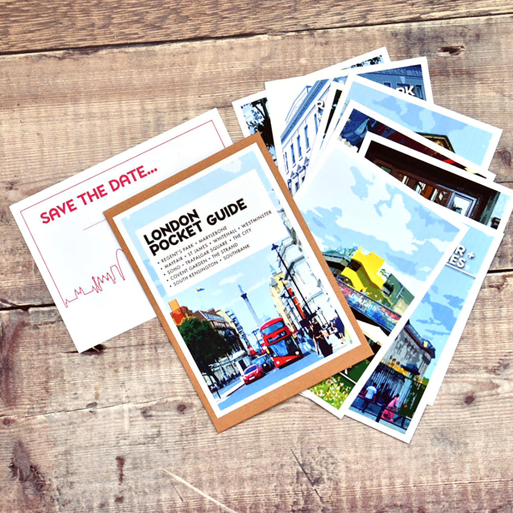 The London Pocket Guide is a unique collection of 8 individual A6 pocket guides, giving you everything you need to explore central London without the bulk of a traditional guidebook.
