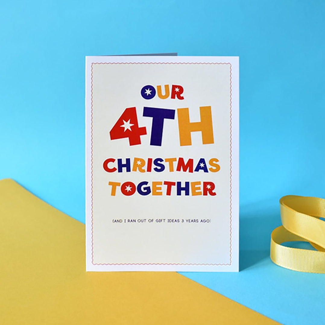 Our 4th Christmas Together Card