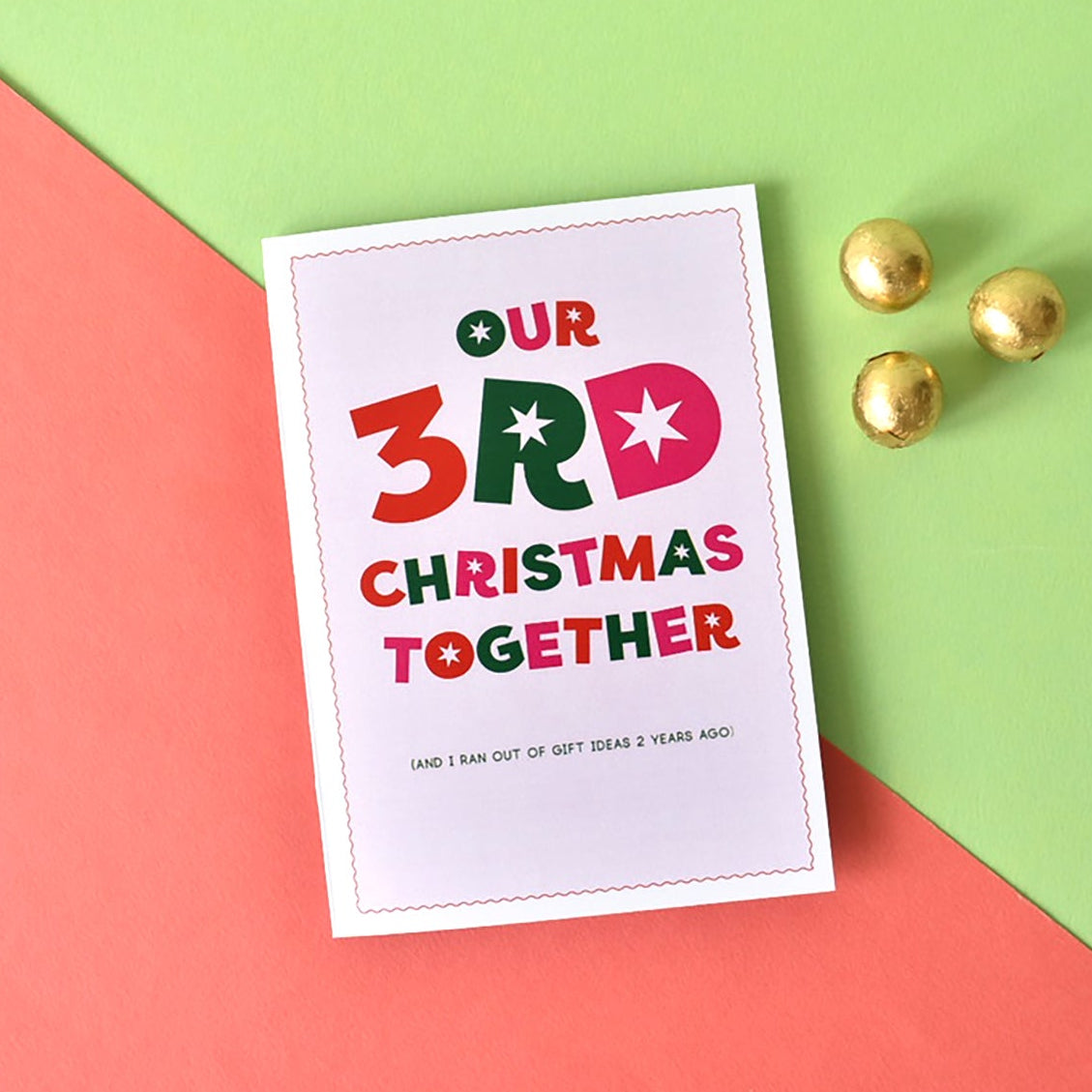 Our 3rd Christmas Together Card