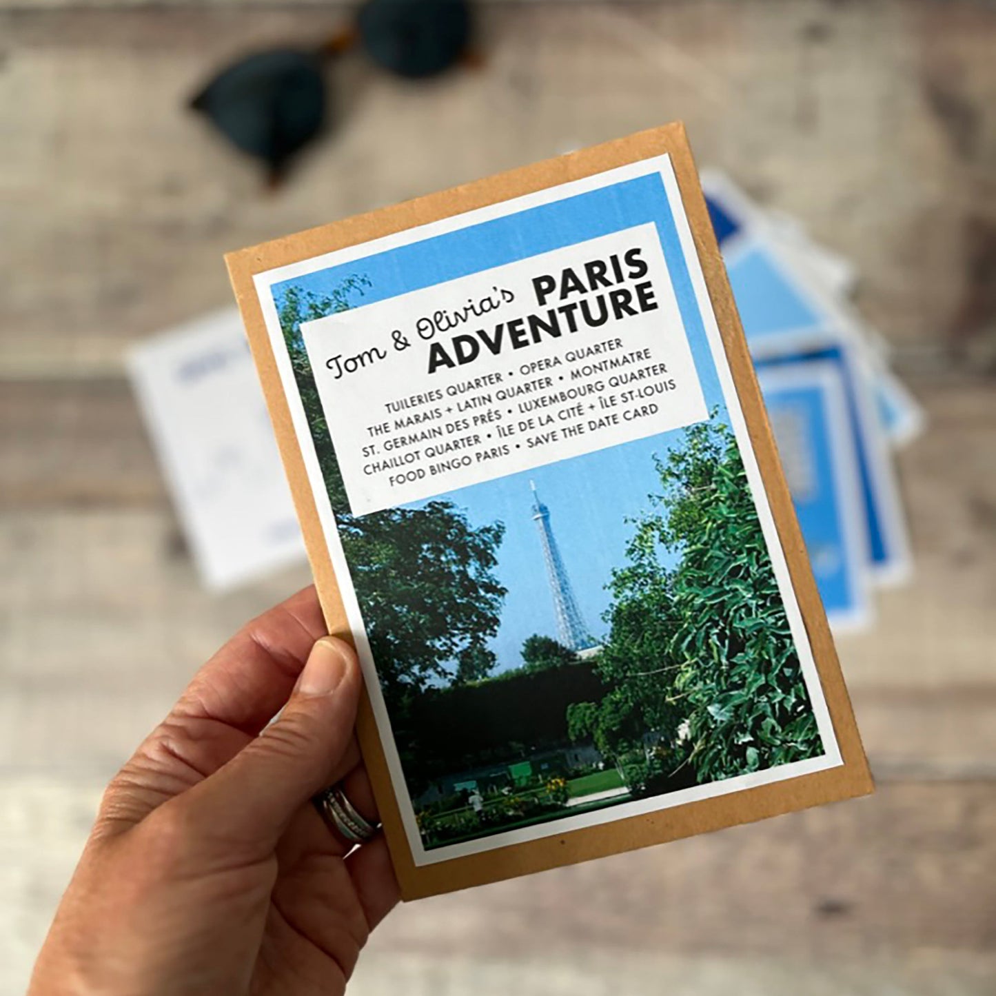 Personalised Paris Pocket Travel Guide