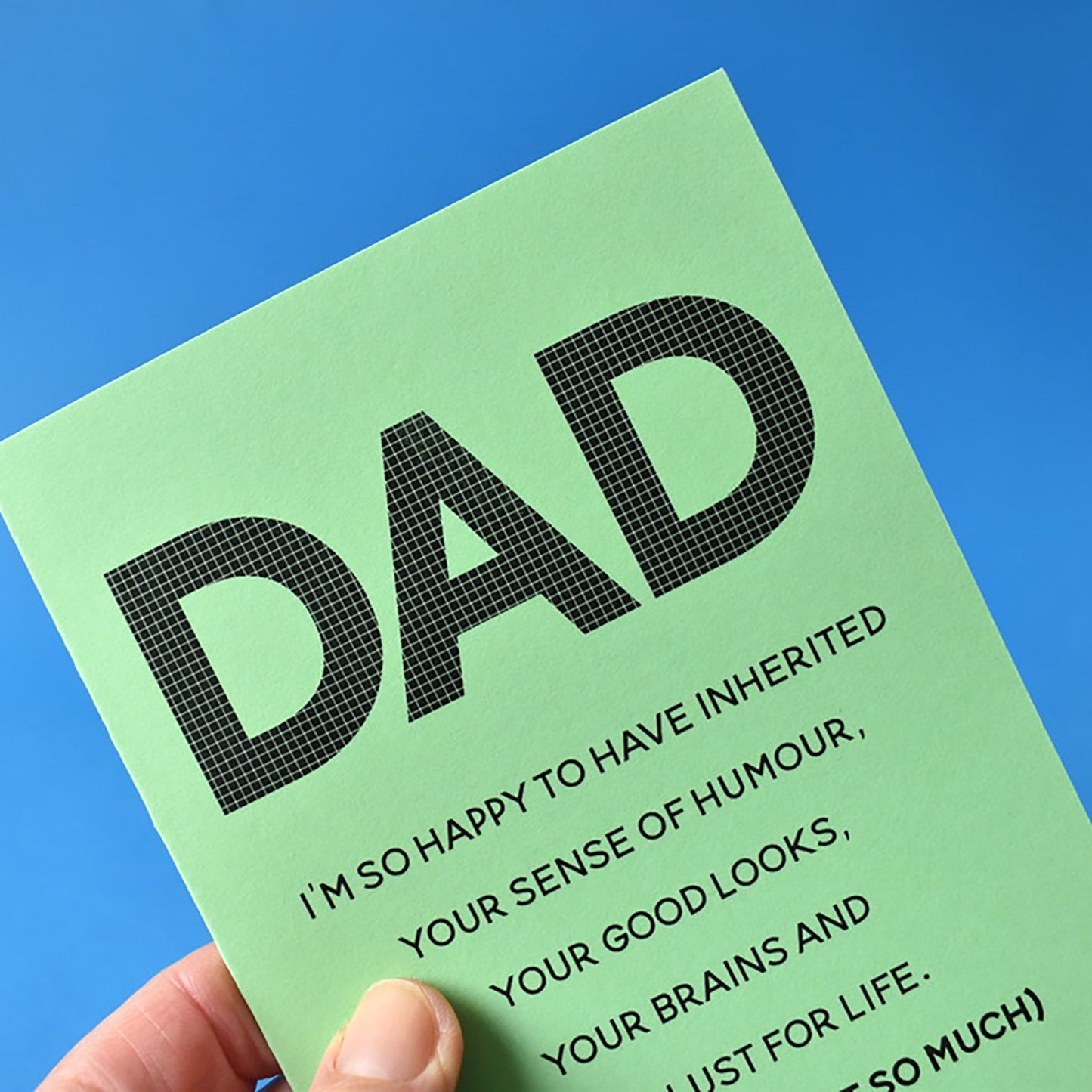 Inherited From Dad Funny Card