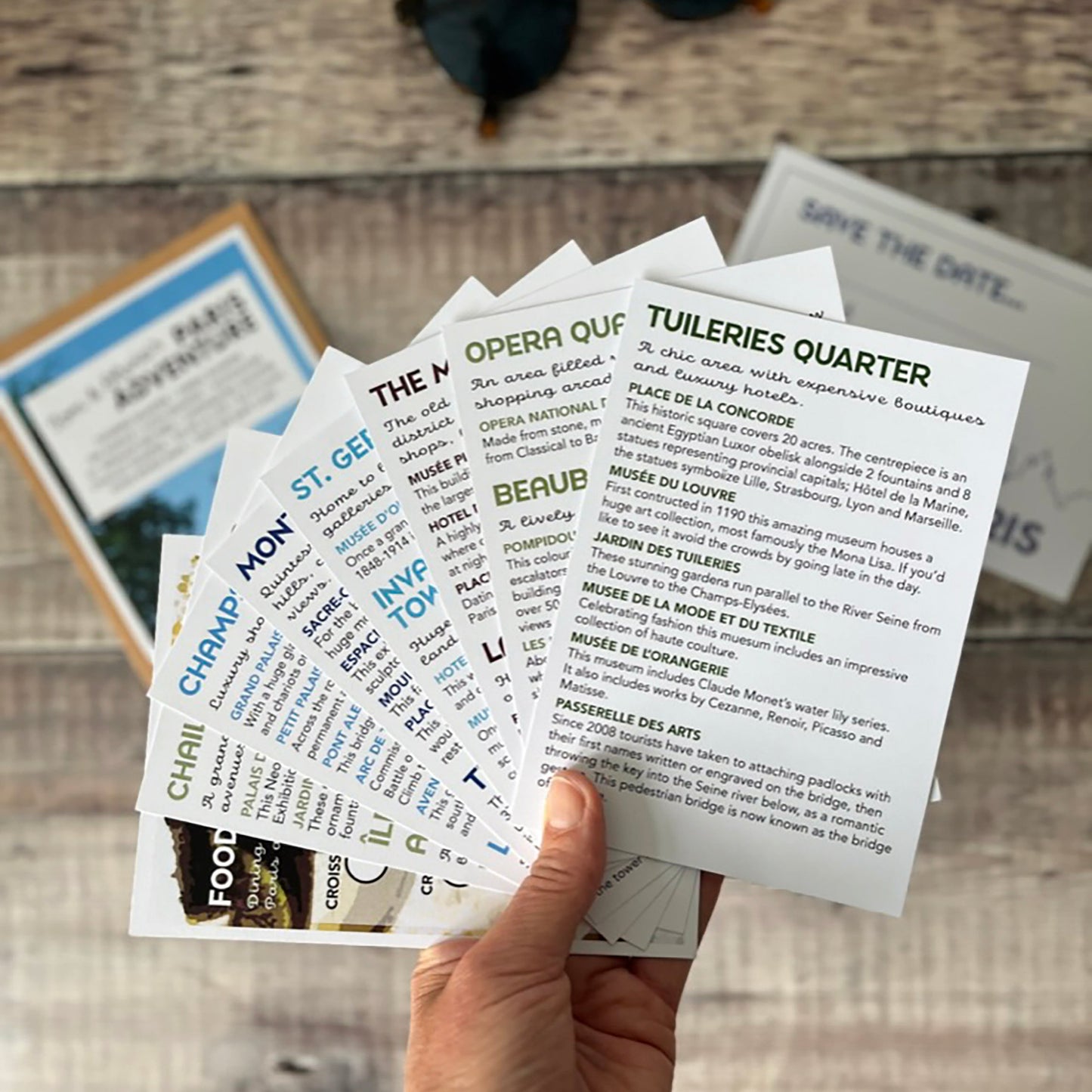 Personalised Paris Pocket Travel Guide