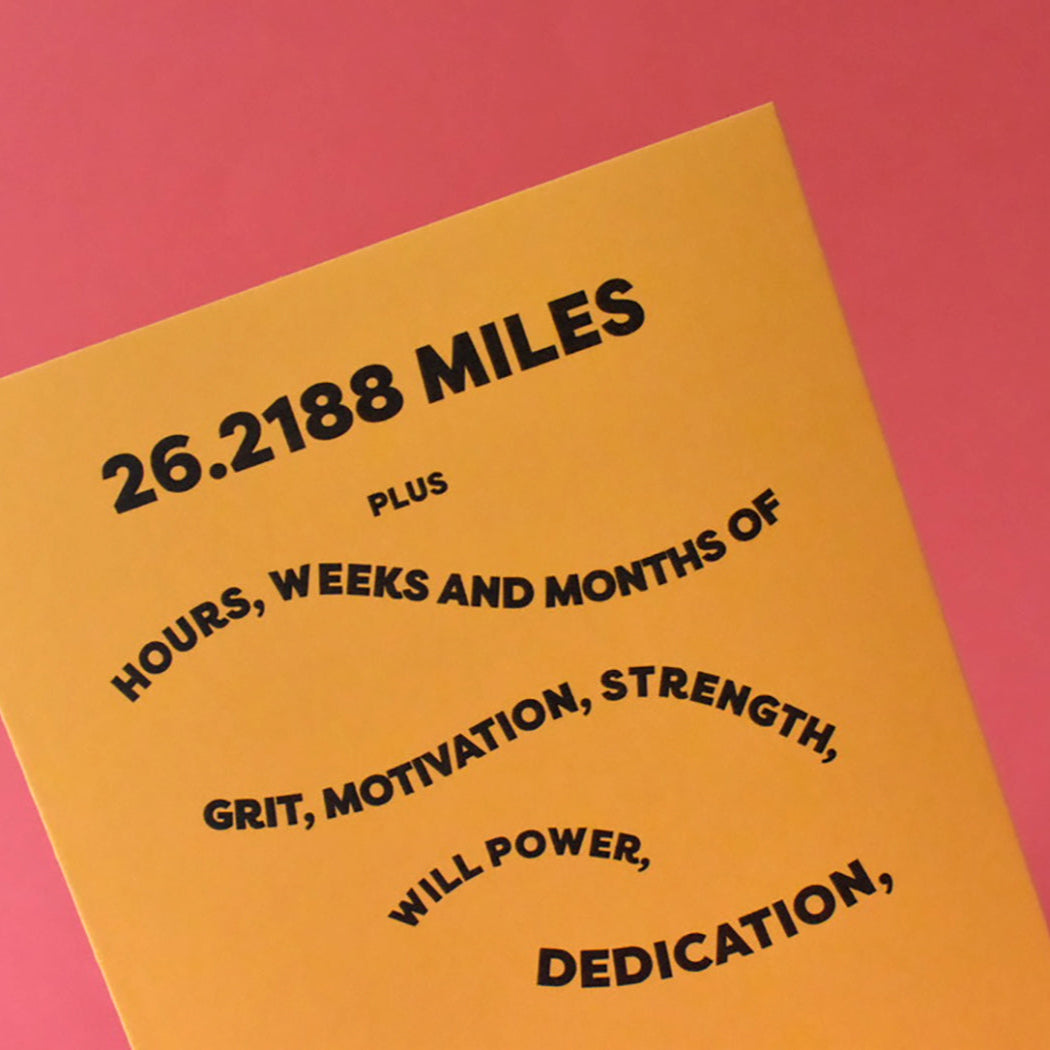 Marathon Card