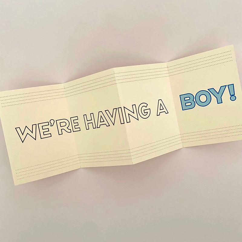 We're Having a Boy Card