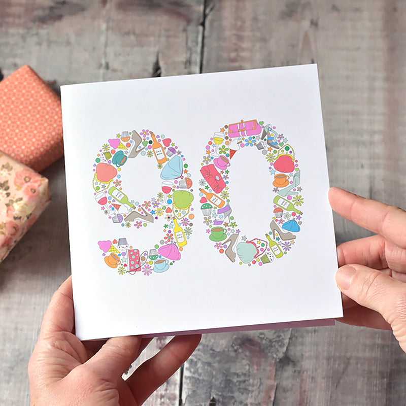 90th Birthday Card for Her - Hobbies and Interests