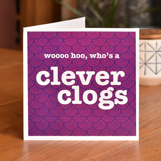 Who's a Clever Clogs Card