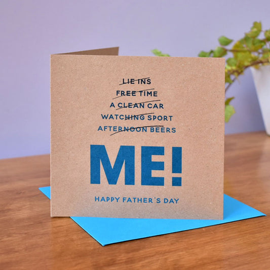 Me Funny Father's Day Card