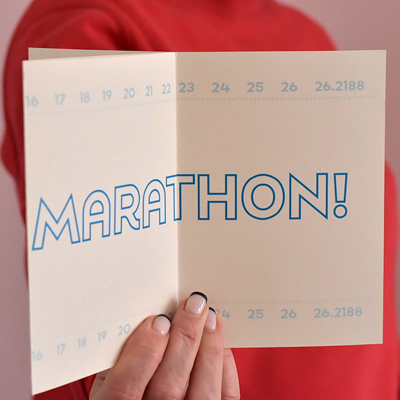You Ran a Marathon Card