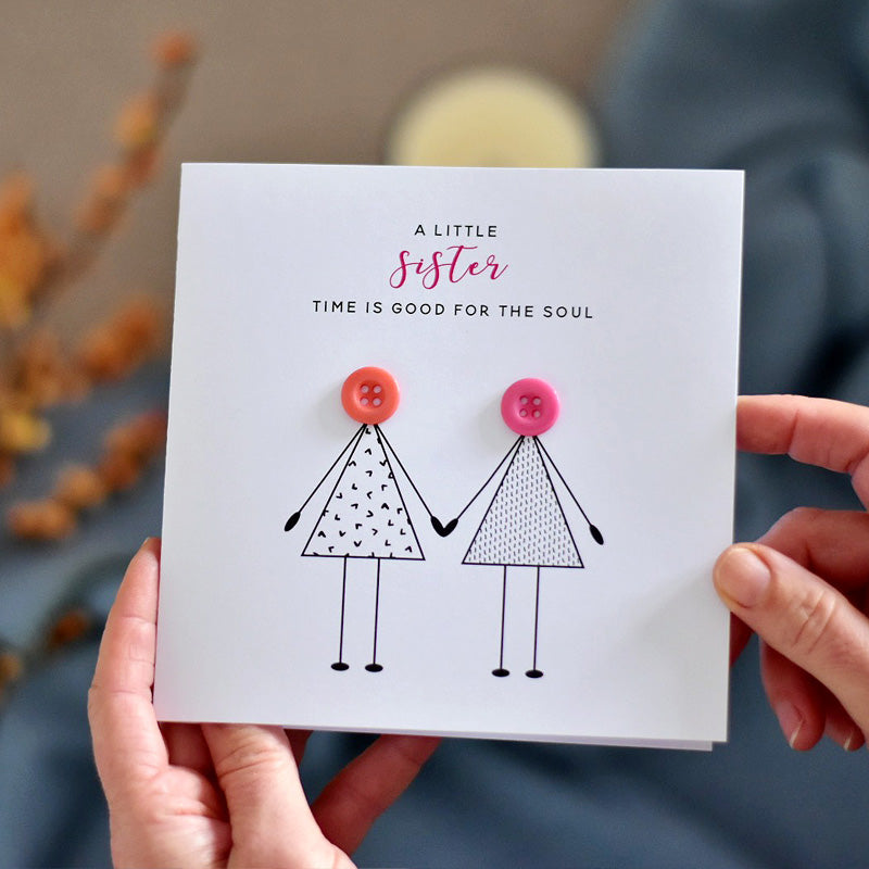 A Little Sister Time Card