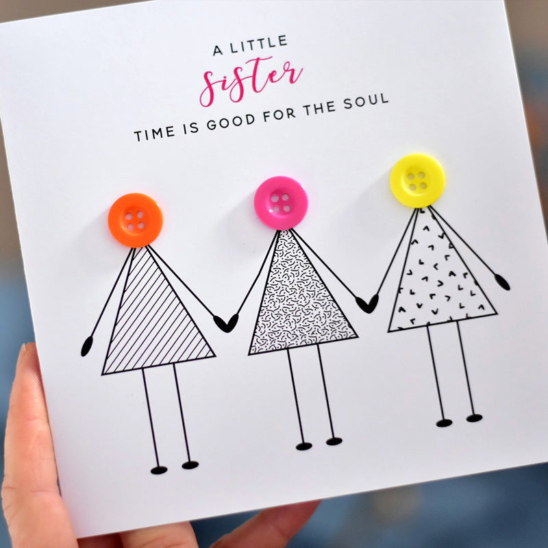 A Little Sister Time Card