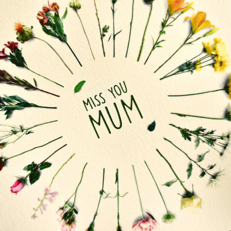 Miss You Mum Card