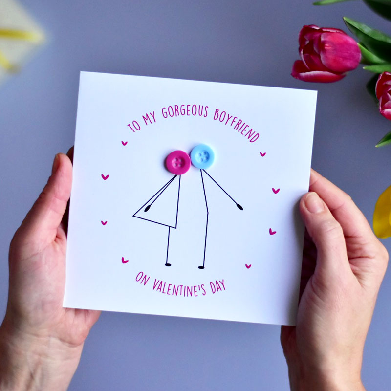 To My Boyfriend On Valentine's Day Card